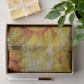 Zonnebloemen en Script Handschrift Decoupage Tissuepapier (Geschenk)