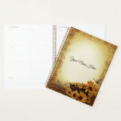 Zonnebloemen en speciaal gebanner voor Butterfly Planner (Display)