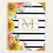 Zonnebloemen en strips Planner (Voorkant)