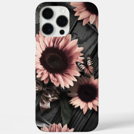 Zonnebloemen en vlinderbloemigen iPhone 16 pro max hoesje