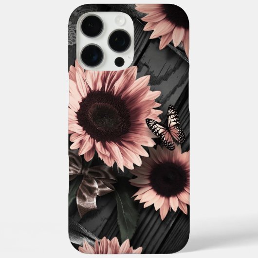 Zonnebloemen en vlinderbloemigen Case-Mate iPhone case (Achterkant)