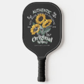 Zonnebloemen en vlinderbloemigen Grafisch Pickleball Paddle (Achterkant)