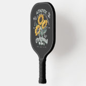 Zonnebloemen en vlinderbloemigen Grafisch Pickleball Paddle (Links)
