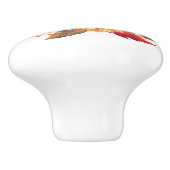 Zonnebloemen en vogelkeramische Knob Keramische Knop (Zijkant)