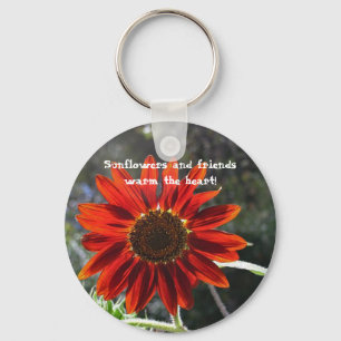 Zonnebloemen en vrienden! sleutelhanger