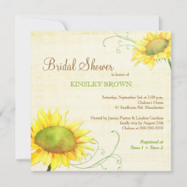 Zonnebloemen en Vrijgezellenfeest van Zwemelen Kaart