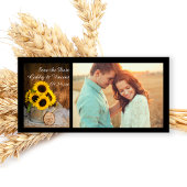 Zonnebloemen en watering kunnen de datum van de oo save the date