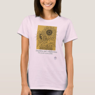 Zonnebloemen en Wilde Bloemen - Wees Je Eigen Zon T-shirt