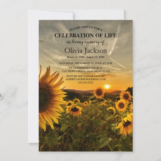 Zonnebloemen en zonnebloemen | In het liefdevol ge Kaart (Voorkant)