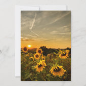 Zonnebloemen en zonnebloemen | In het liefdevol ge Kaart (Achterkant)