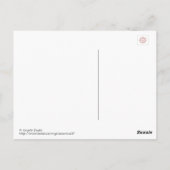 Zonnebloemen en zonneschijn briefkaart (Achterkant)