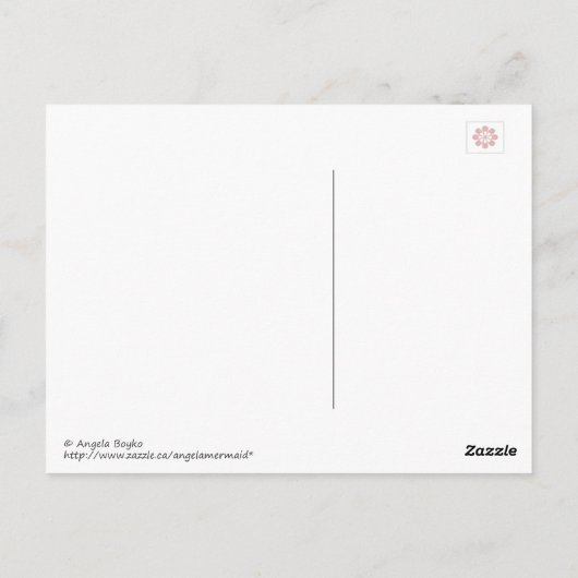 Zonnebloemen en zonneschijn briefkaart (Achterkant)