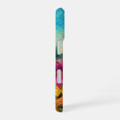 ZONNEBLOEMEN EN ZWARTE HAAN iPhone 16 HOESJE (Rechterkant)
