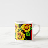 Zonnebloemen Espresso Kop (Rechts)