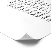 Zonnebloemen Eucalyptus 15 Tabellen ZITPLAATS Poster (Hoek)