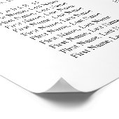 Zonnebloemen Eucalyptus 16 Tabellen ZITPLAATS Poster (Hoek)