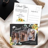 Zonnebloemen Eucalyptus 3 FOTO-Afstuderen Dank u w Briefkaart