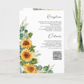Zonnebloemen Eucalyptus Alles in Eén QR Code Bruil (Achterkant)