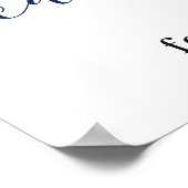 Zonnebloemen Eucalyptus-Kaarten en Gifts Weddensch Poster (Hoek)