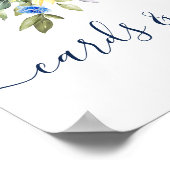 Zonnebloemen Eucalyptus-Kaarten en Gifts Weddensch Poster (Hoek)