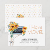 Zonnebloemen Eucalyptus Mailbox Waterverf verplaat (Voorkant / Achterkant)