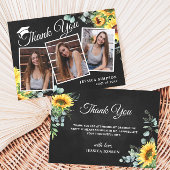 Zonnebloemen Eucalyptus Rustic 3 FOTO Afstuderen Bedankkaart