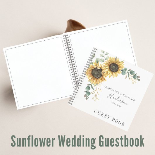 Zonnebloemen Eucalyptus Weddenschap Notitieboek