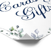 Zonnebloemen Eucalyptuskaarten en cadeaubonnen Poster (Hoek)