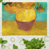 Zonnebloemen (F455) Van Gogh Fine Art Theedoek (Gevouwen)