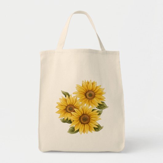  zonnebloemen Farmhouse Style Tote Bag (Voorkant)