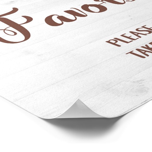 ZONNEBLOEMEN Feest- of Bruisfeestbord Poster (Hoek)