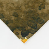 Zonnebloemen Fleece Deken (Hoek)