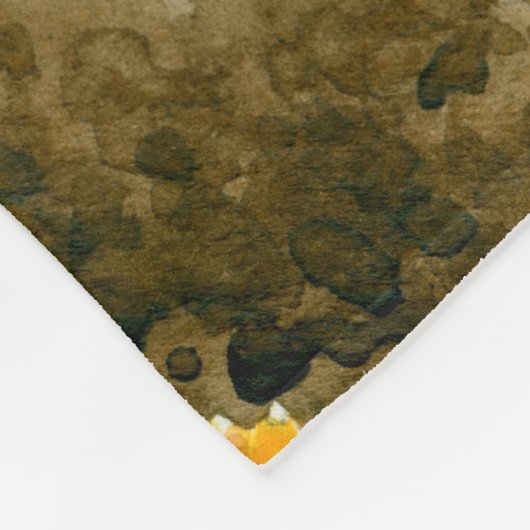 Zonnebloemen Fleece Deken (Hoek)