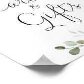 Zonnebloemen Floral Burgundy Weddenschappen Gift S Poster (Hoek)