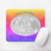 Zonnebloemen Floral Foto gepersonaliseerd Muismat (Met muis)