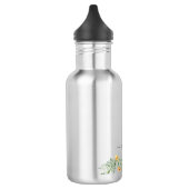 Zonnebloemen & Foliage Custom Waterfles (Links)