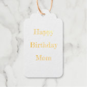 Zonnebloemen Folie kraftpapier Gift Label (Voorkant)