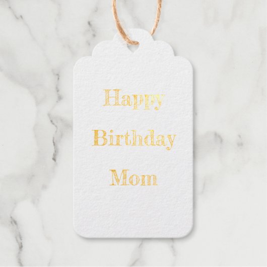 Zonnebloemen Folie kraftpapier Gift Label (Voorkant)