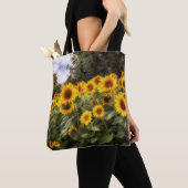 Zonnebloemen Foto Alles Over Print Canvas tas (Dichtbij)