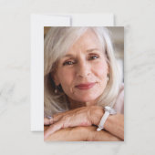 Zonnebloemen foto sympathie begrafenis bedankkaart (Achterkant)