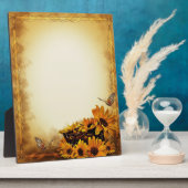 Zonnebloemen Fotoplaat (Zijkant)