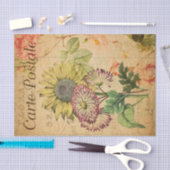  zonnebloemen, Franse bloemen Tissuepapier (Craft)