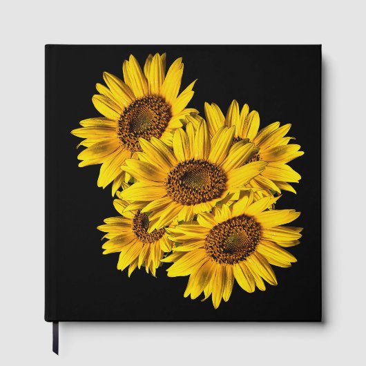 Zonnebloemen  gastenboek (Voorkant)