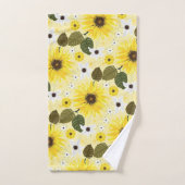 Zonnebloemen Geel Bloemen Bad Handdoek (Handdoek)