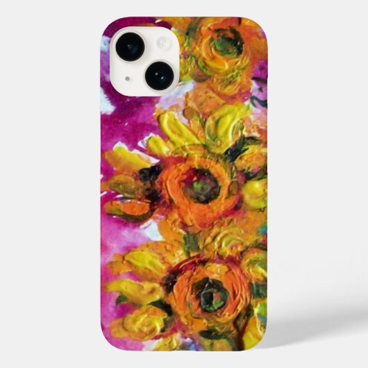 ZONNEBLOEMEN Geel Bloemen Case-Mate iPhone Case (Achterkant)