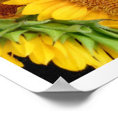 Zonnebloemen Geel bos van Geluk Poster (Hoek)