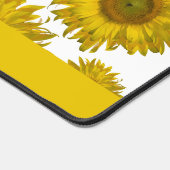 Zonnebloemen, geel bureaumat (Hoek)