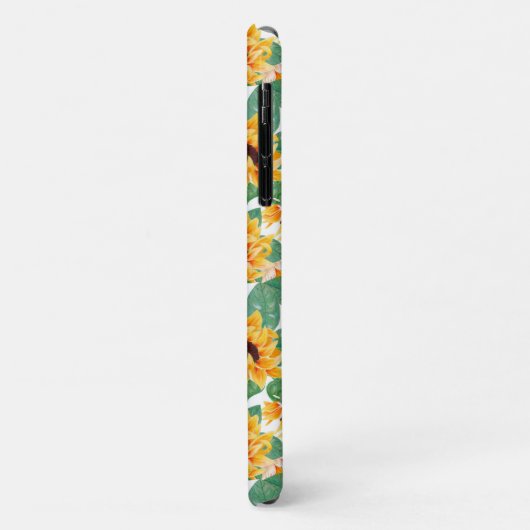  zonnebloemen Geel en groen patroon Case-Mate iPhone Case (Achterkant/links)