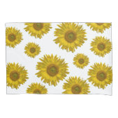 Zonnebloemen, geel kussensloop (Voorkant)