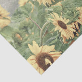 Zonnebloemen Geel ontkleurd Kunstdecoratief materi Tissuepapier (Detail)